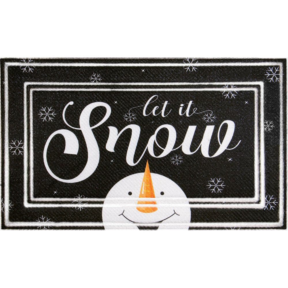 Let It Snow 18 in. x 30 in. Doormat