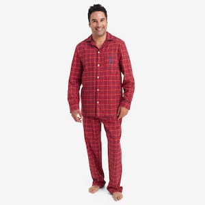 Company Cotton Family Flannel Men's Button Down Pajama Set