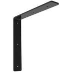 Corbel 6 in. Black Ribs Support