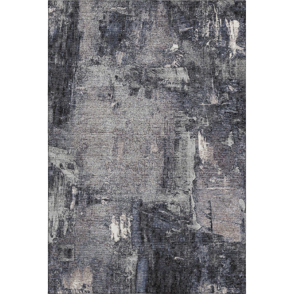 Mayfield Premium Machine Washable Abstract AMF989 Charcoal 3 ft. x 5 ft. Area Rug price history on PriceWatchPro