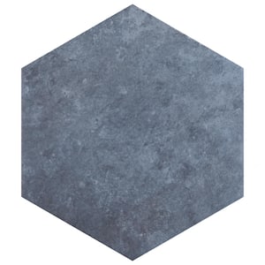 Heritage Hex Indigo 7 in. x 8 in. Porcelain Floor and Wall Tile (7.67 sq. ft./Case)