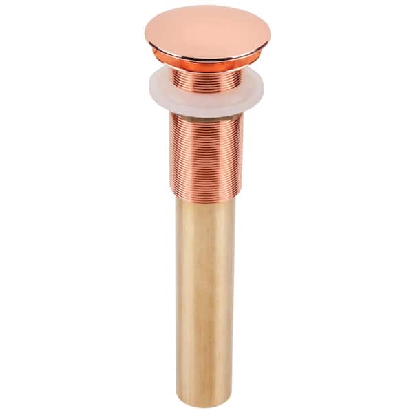 SINKOLOGY SinkSense 1.5 in. Pop-Up Sink Drain in Polished Copper for use without Overflow Hole