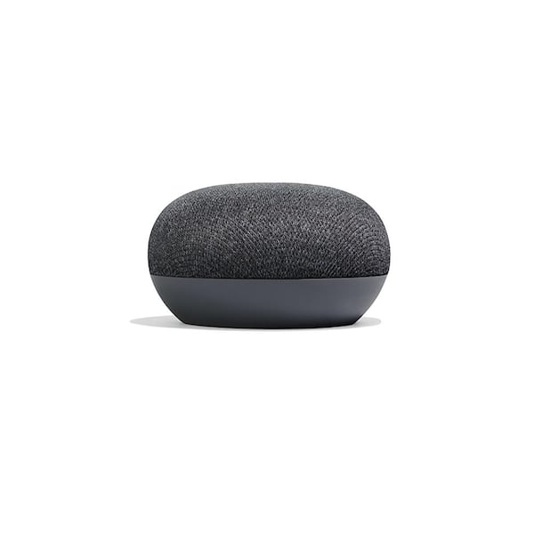 Google Home Mini by Google Assistant hands-free in any room in Charcoal 