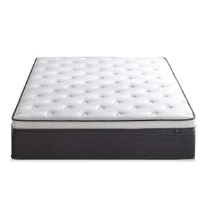 Comfort Essential 12 in. Medium Hybrid Euro Top Queen Pocket Spring Mattress