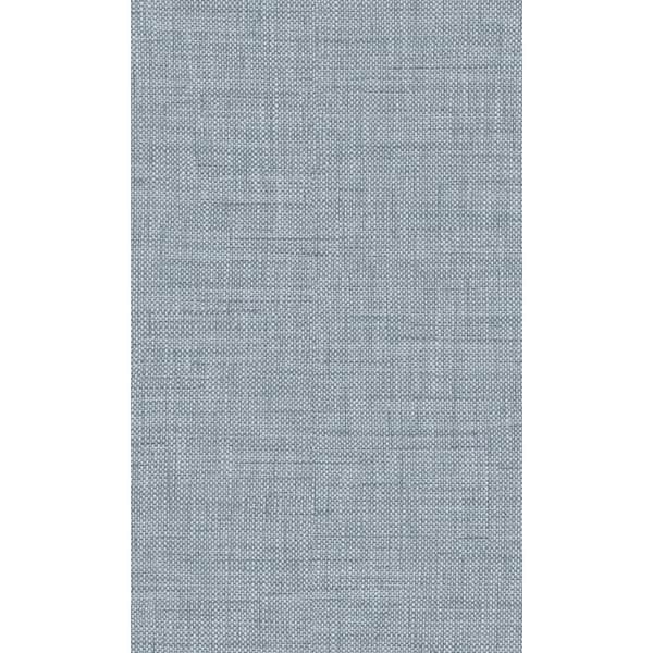 Walls Republic Dusty Blue Plain Denim Like Textured Printed Non-Woven Paper Non-Pasted Textured Wallpaper 60.75 sq. ft.