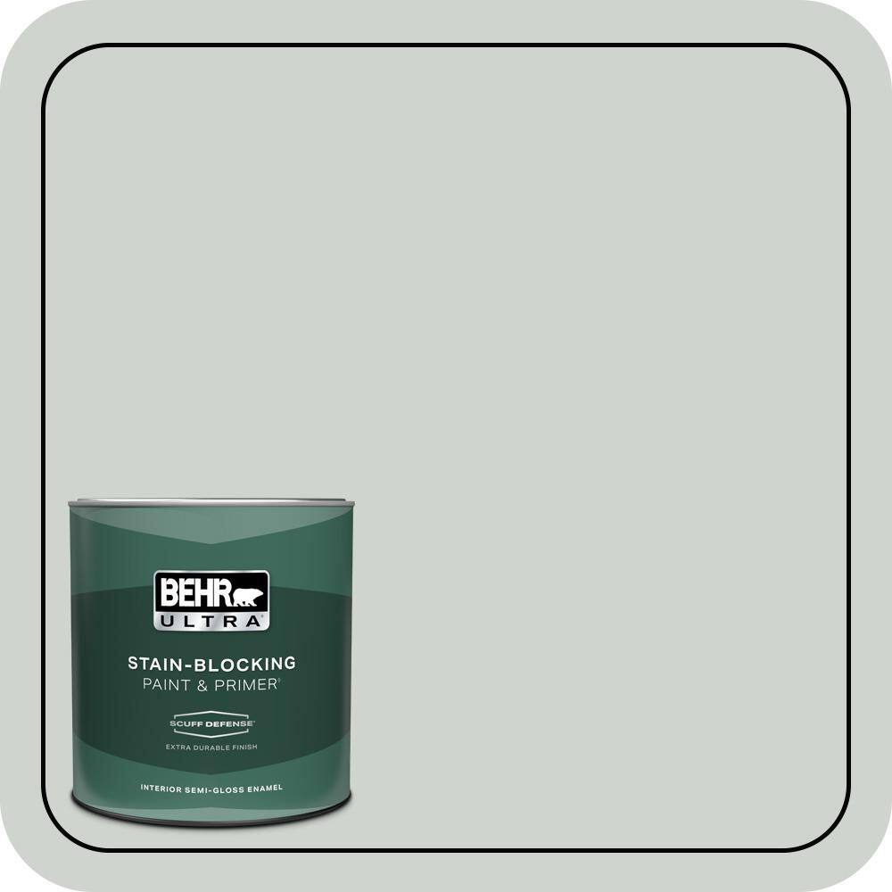 1 qt. #PPU12-11 Salt Glaze Extra Durable Semi-Gloss Enamel Interior Paint & Primer price history on PriceWatchPro