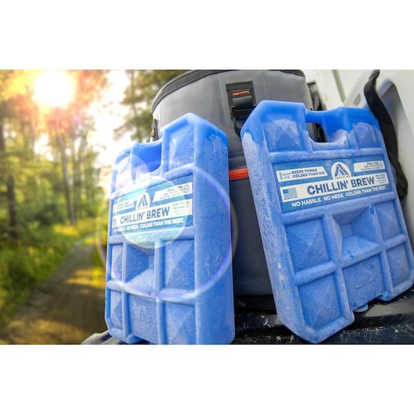 Great Lakes Outdoors  Artic Ice Arctic Ice 1261 Chillin' Brew Series Reble Freezer  Ice Pack XXL (10 lbs)