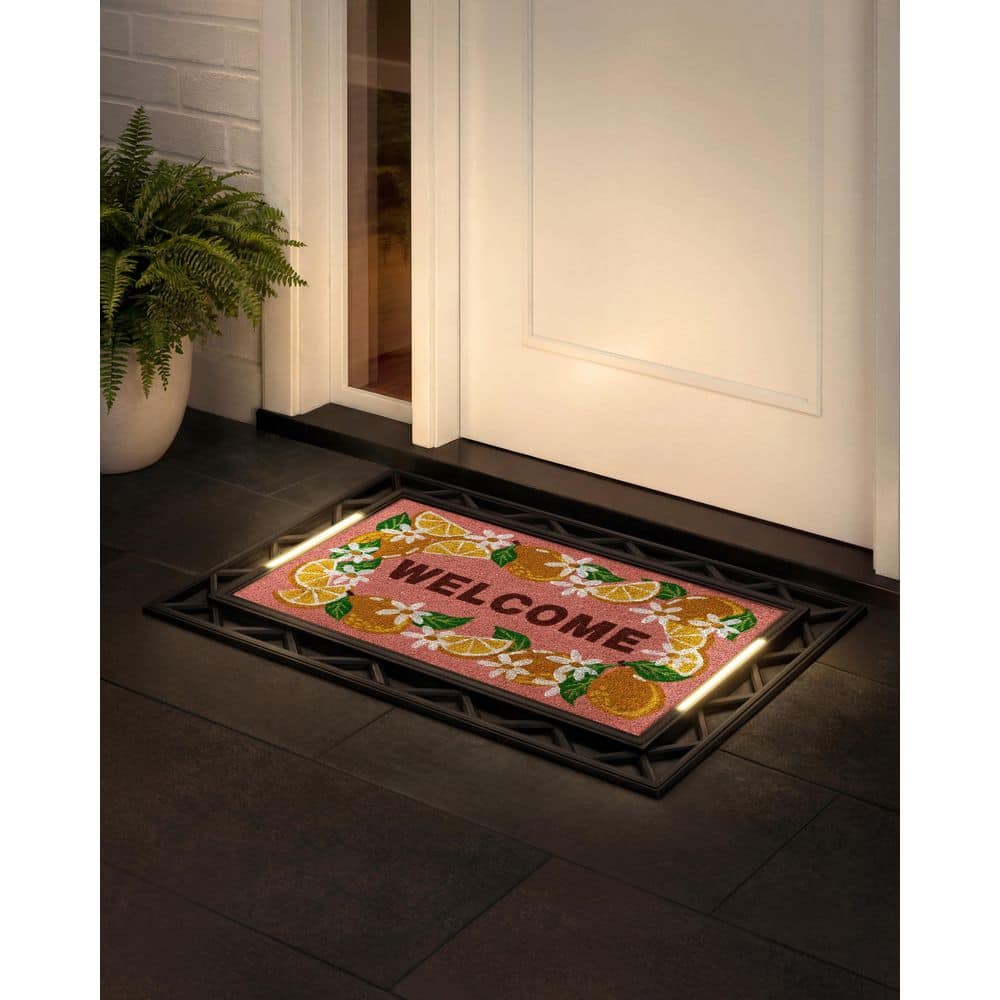 BriteStep Classic Welcome 38 in. x 26.5 in. Pressure-Activated, Wireless, Auto Shut-Off, Indoor/Outdoor LED Door Mat price history on PriceWatchPro