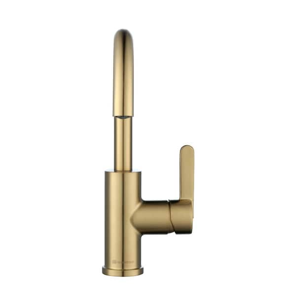 Glacier Bay Paulina Single-Handle Bar Faucet in Brushed Gold