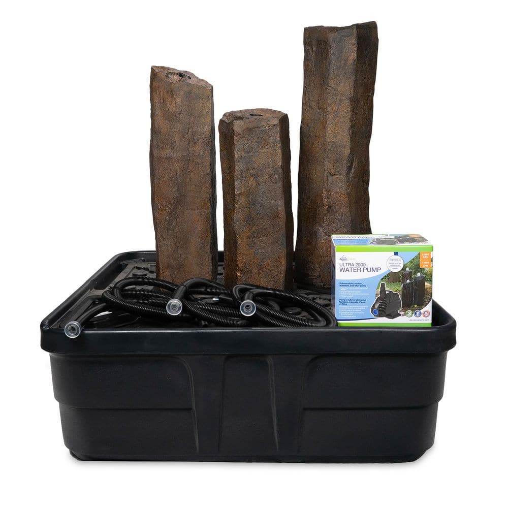 Aquascape Outdoor Zen Garden (Set of 3) 24 in. 30 in. 36 in. Faux