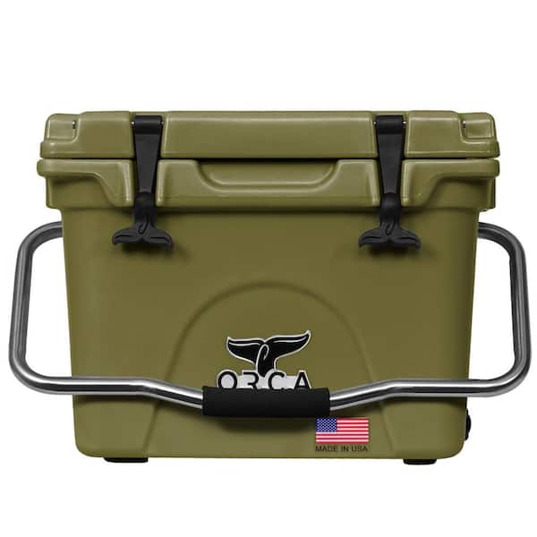 ORCA 20 qt. Hard Sided Cooler in Green ORCG020 - The Home Depot