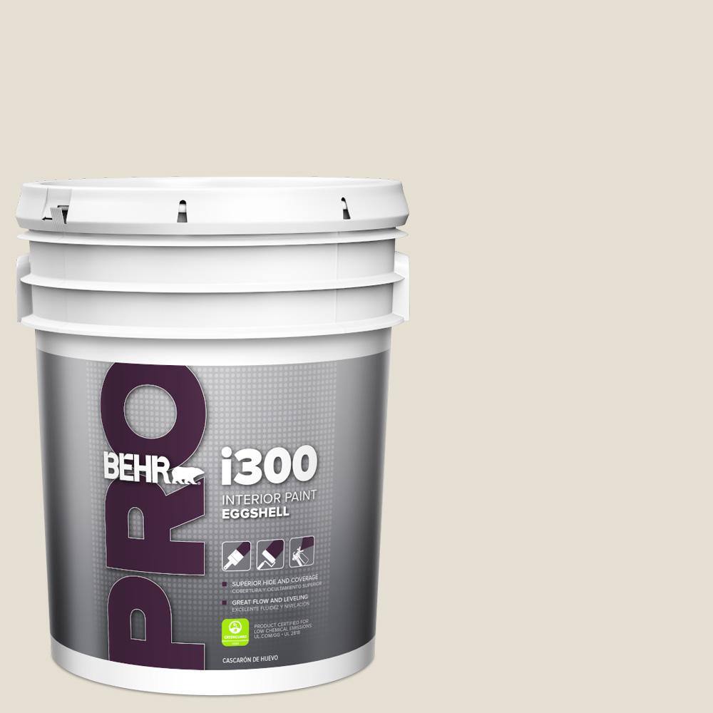 BEHR PRO 5 gal. PPU711 Cotton Knit Eggshell Interior Paint PR33005