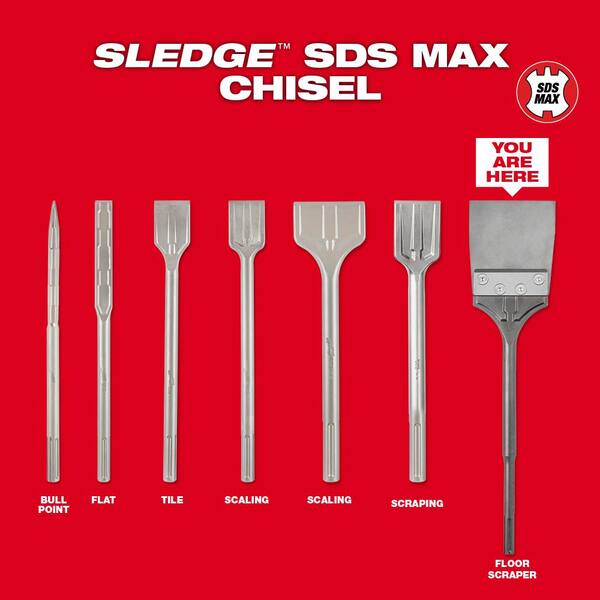 6"X25" Tile Tools 6 Inch Wide Blade Monkey King Bar Sds Max Bits Floor Scraper 