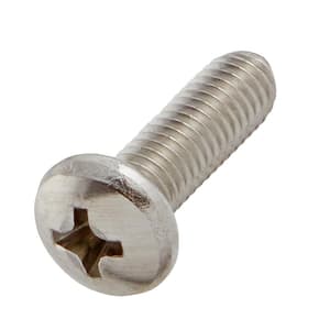 M5-0.8x16mm Stainless Steel Pan Head Phillips Drive Machine Screw 2-Pieces