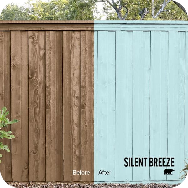 BEHR - 1 gal. #P470-1 Silent Breeze Solid Color House and Fence Exterior Wood Stain