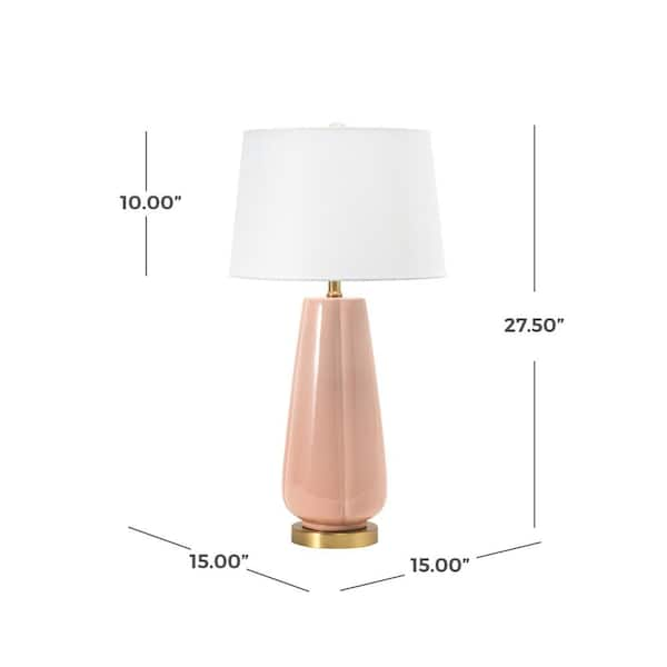 argos blush pink lamp