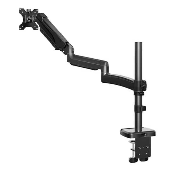 Extra Long Arm Adjustable Monitor Desk Mount 13-32 Inch Single Screen Stand with Tilt Swivel Rotation Black