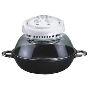 1200 W Wok and Convection Countertop Oven with Built-In Timer