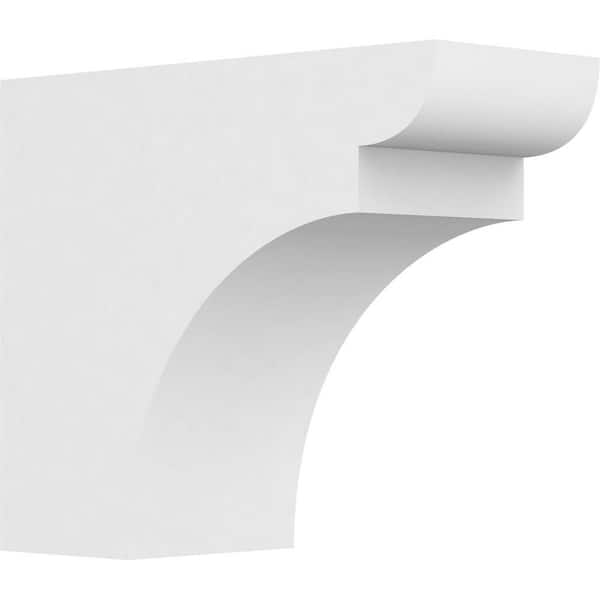 Ekena Millwork 5 in. x 10 in. x 12 in. Yorktown PVC Rafter Tail Brace
