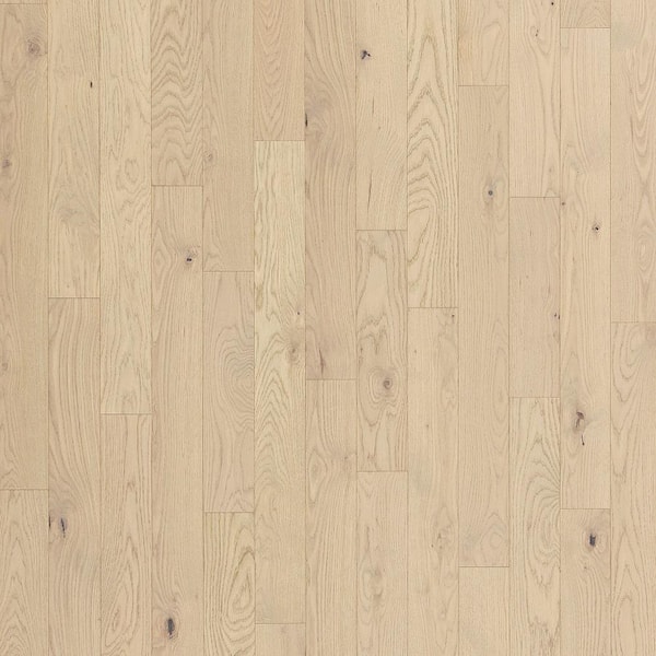 Mohawk Celestial Sky Whitewater Oak 0.37 in. T x 5 in. W Wirebrushed Engineered Hardwood Flooring (29.53 sq. ft./case)