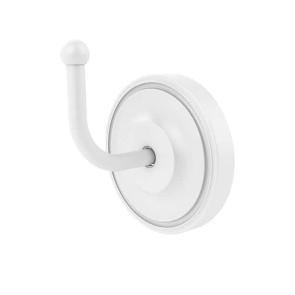 Allied Brass Regal Collection J-Hook Robe/Towel Hook in Matte White