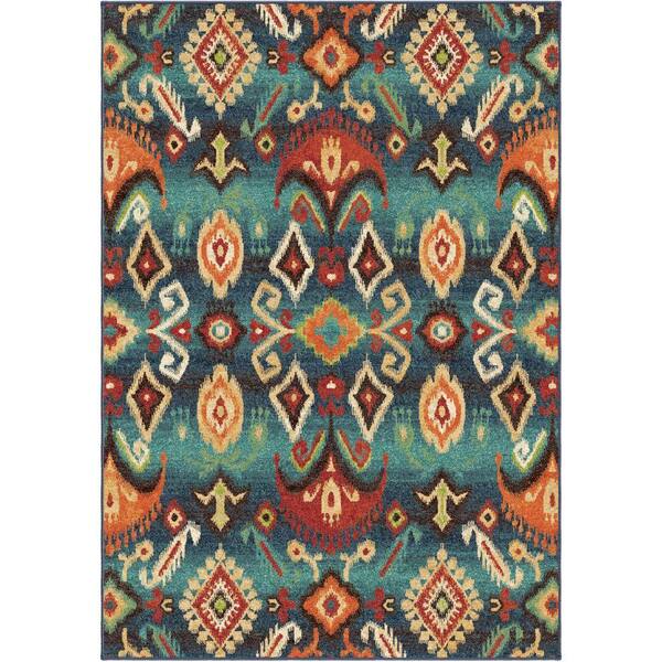 Orian Rugs Eastern Tradition Multi Southwestern 7 ft. x 10 ft. Indoor Area Rug
