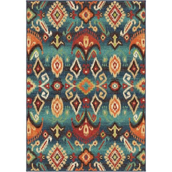 Orian Rugs Eastern Tradition Multi Southwestern 8 ft. x 11 ft. Indoor Area Rug