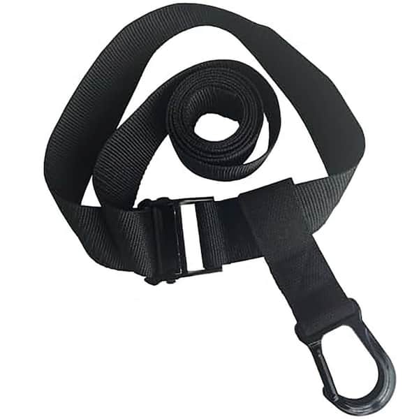 78 Inch Nylon Tree Strap Safety Harness Black with Metal Buckle for Hunting Tree Stand Outdoors 1 Piece