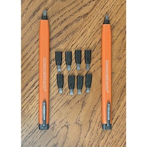 Saker Multi-function Scribing Tool- Construction Pencil- Aluminum Alloy Scribe Tool with Deep Hole Pencil,DIY Woodworking Scribe Gauge Scriber Line