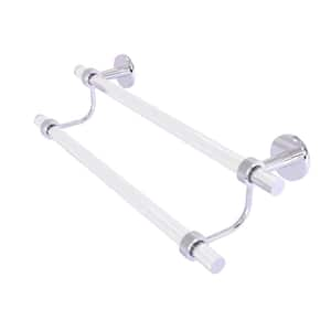 Clearview 18 in. Wall Mounted Double Towel Bar in Polished Chrome