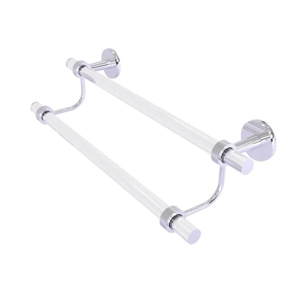 Clearview 30 in. Wall Mounted Double Towel Bar in Polished Chrome