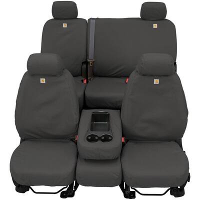 Carhartt Seat Saver 2nd Row Custom Fit Seat Cover/Gravel/Fits crew cab 60/40-split bench seat