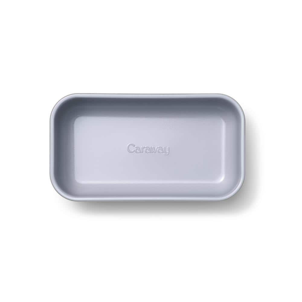 Marigold Non-Stick Ceramic Loaf Pan with Gray Interior