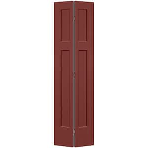 24 in. x 80 in. 3-Panel Winslow Hollow Core Red Bluff Molded Composite Bi-Fold Door