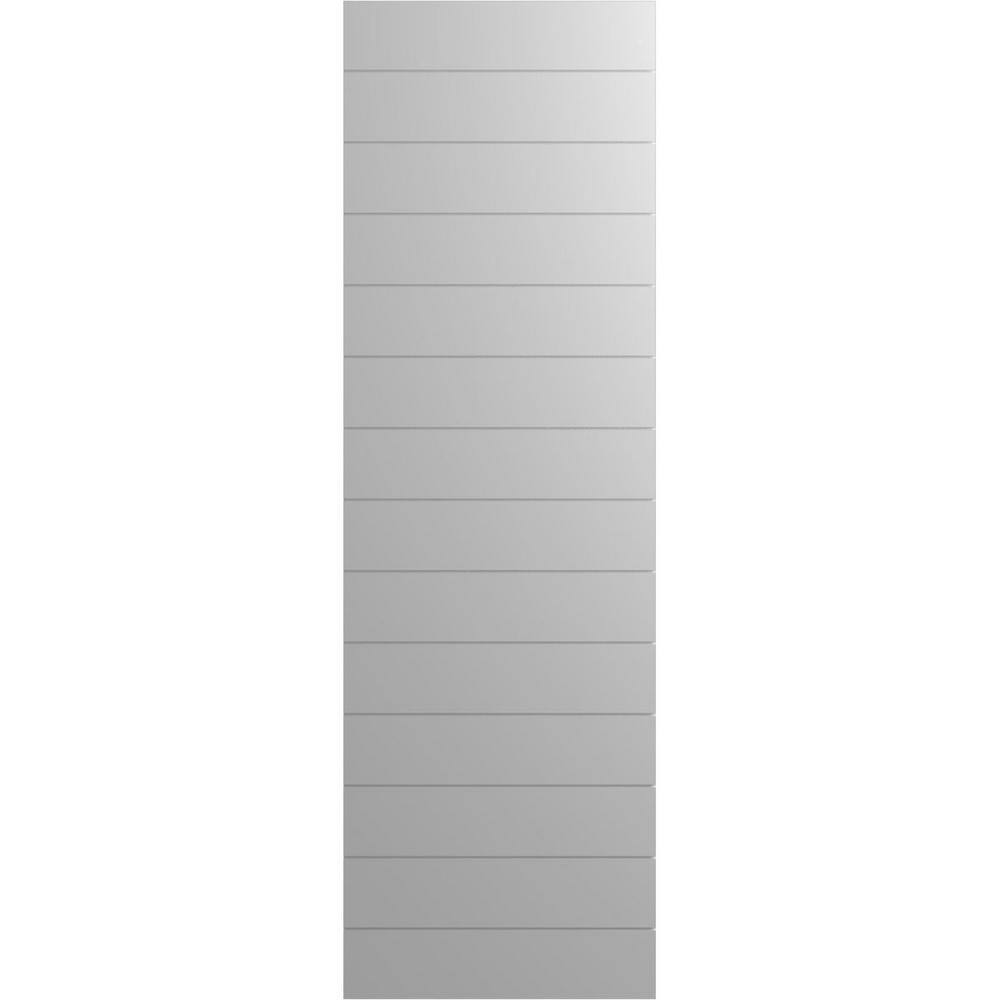 18 in. x 29 in. True Fit PVC Horizontal Slat Modern Style Fixed Mount Board and Batten Shutters, Primed (Per Pair) price history on PriceWatchPro