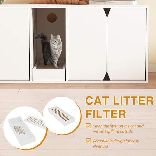 Temporary cat 2025 litter box