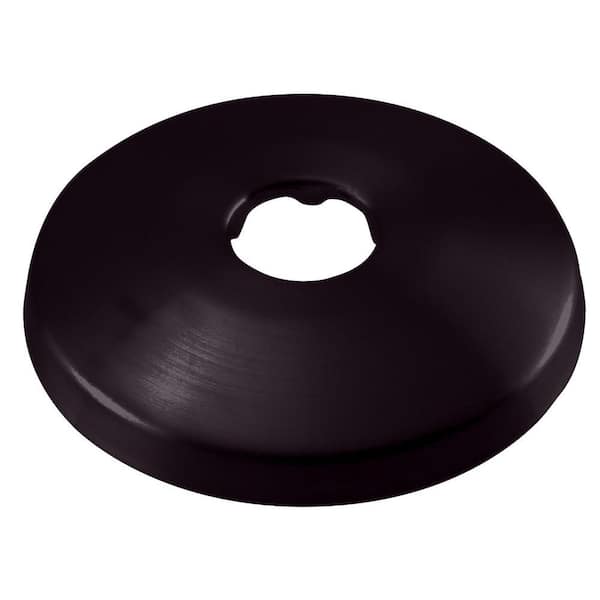 Westbrass 1/2 in. Brass Shallow Flange for Copper Pipe in Oil Rubbed Bronze
