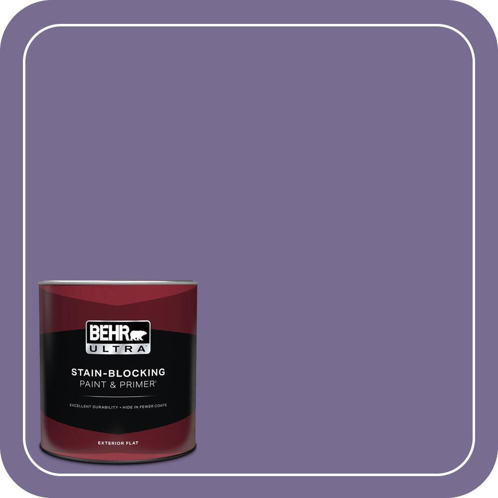 1 qt. #650D-6 Purple Silhouette Flat Exterior Paint & Primer price history on PriceWatchPro