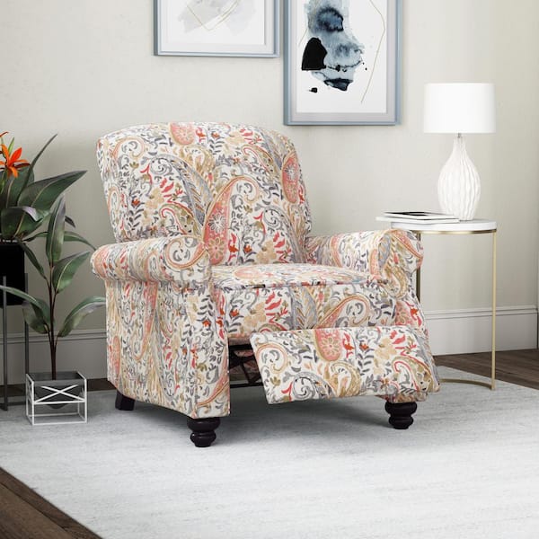 red paisley recliner