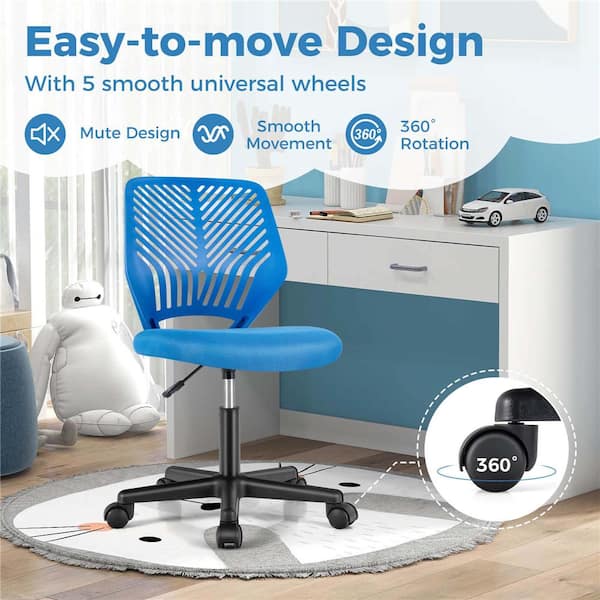 Costway Height-Adjustable Ergonomic Kids Desk Chair with
