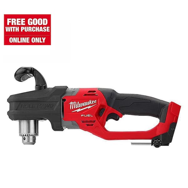 Milwaukee M18 FUEL GEN II 18V Lithium-Ion Brushless Cordless 1/2 in. Hole Hawg Right Angle Drill (Tool-Only)