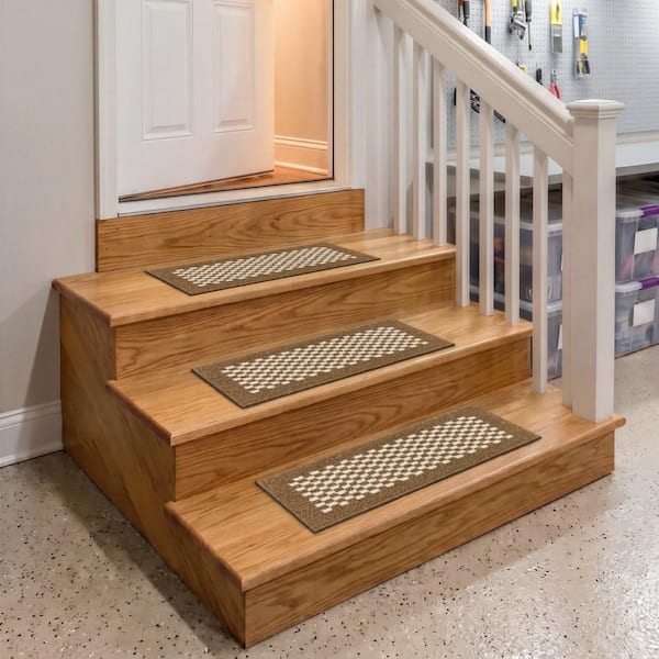 Olympia Starch 9 in. x 24 in. Polypropylene Stair Tread Cover