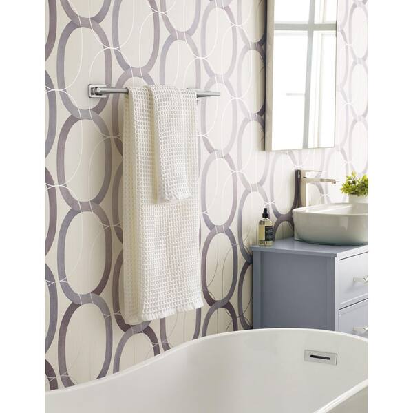 Bronx 18 in. Wall Mounted Towel Bar in Chrome