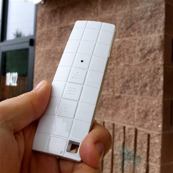 Aleko 20 Ft Motorized Retractable Awning 120 In Projection In Grey And White Striped Awm20x10greywht Hd The Home Depot