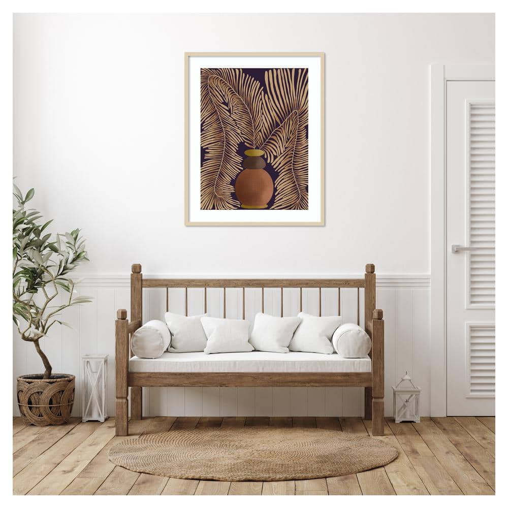 Regina Morre Svelte Natural Framed Botanical Graphic Art Print