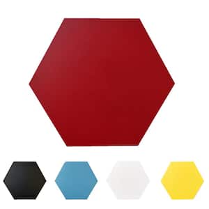 Bex Hexagon Chili Pepper 6 in. x 6.9 in. Stone Peel and Stick Backsplash Tile (.22 sq.ft./Single)