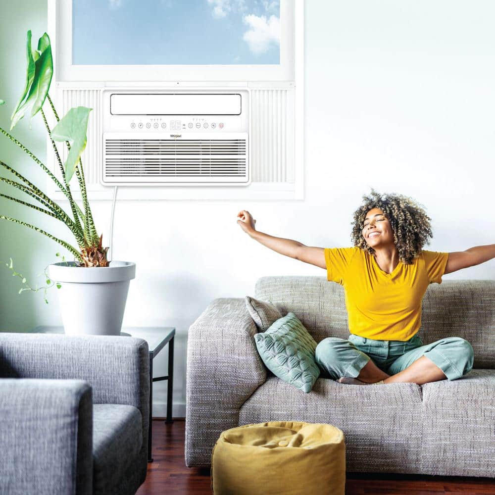 10,000 BTU White Window Inverter Air Conditioner with Remote Control