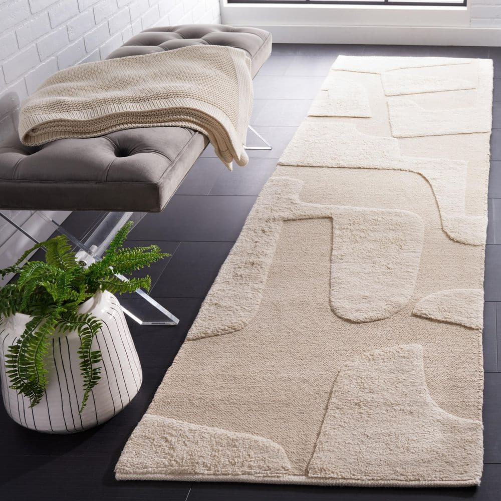 Casablanca 2 ft. x 9 ft. Ivory Abstract Runner Rug price history on PriceWatchPro