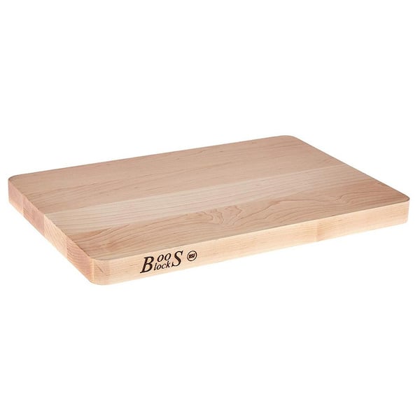 Tatayosi 1-Pieces Medium Size 20 in. x 15 in. x 1.25 in. Teak Cutting Board for Chopping Cutting Food Meat Fruit Vegetable, Natural