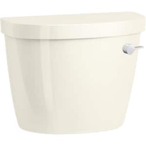 Cimarron 1.28 GPF Single Flush Toilet Tank Only with Right Hand Trip Lever in Biscuit
